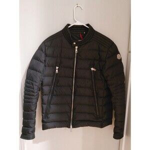 MONCLER AMIOT riders down jacket 0 Black Size 3 (European)